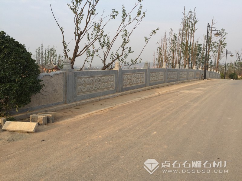 青石栏杆 青石河路围栏