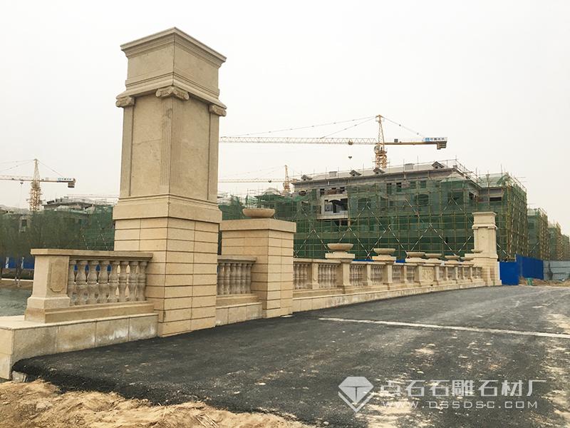 黄金麻欧式桥梁石材装璜