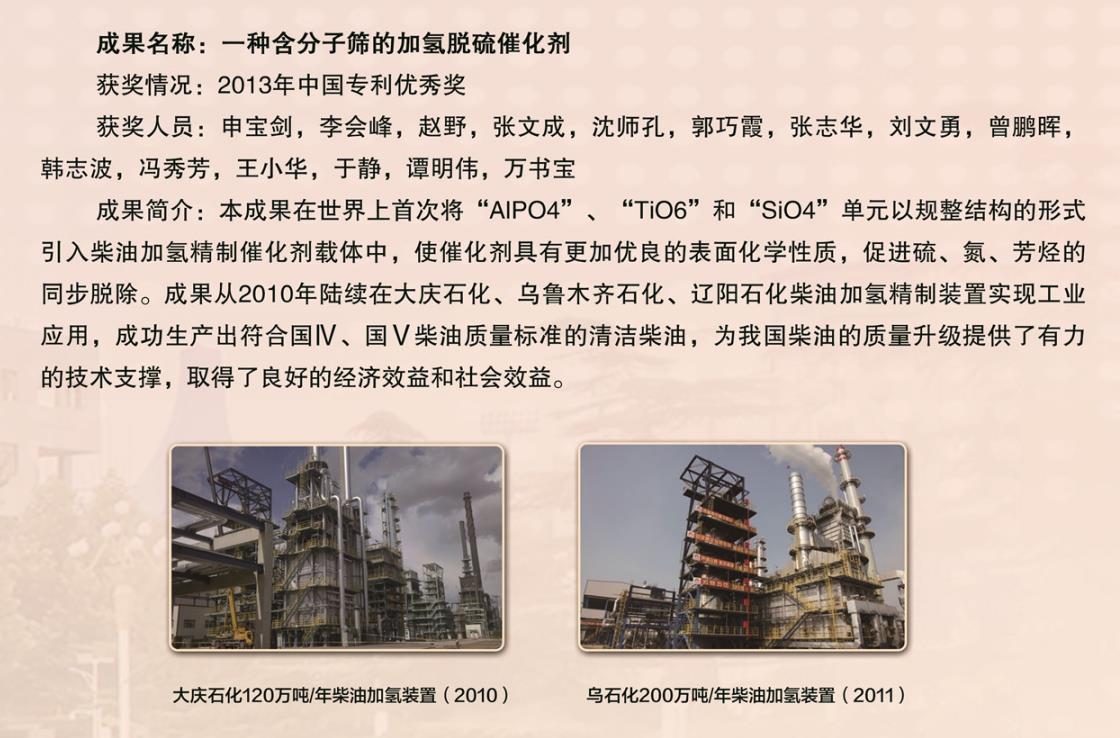 2013年-中国专利奖-优异奖-一种含分子筛的加氢脱硫催化剂-申宝剑.jpg